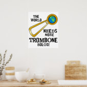 Trombone Solos Poster (Keuken)