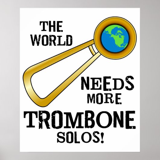 Trombone Solos Poster (Voorkant)