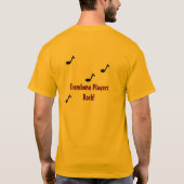 Trombone speelt rots! t-shirt (Achterkant)