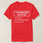 Trombone Speler 1 Talent 2 Bepaling 97 Hot ai T-shirt (Design voorkant)
