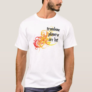Trombone-spelers zijn hot t-shirt