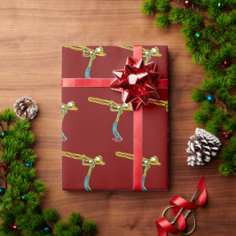 Trombone Stickman Cadeaupapier