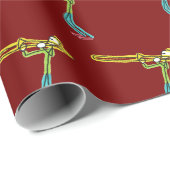 Trombone Stickman Cadeaupapier (Rol Hoek)
