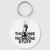 Trombone Stuff - Funny Trombone Music Sleutelhanger (Voorkant)