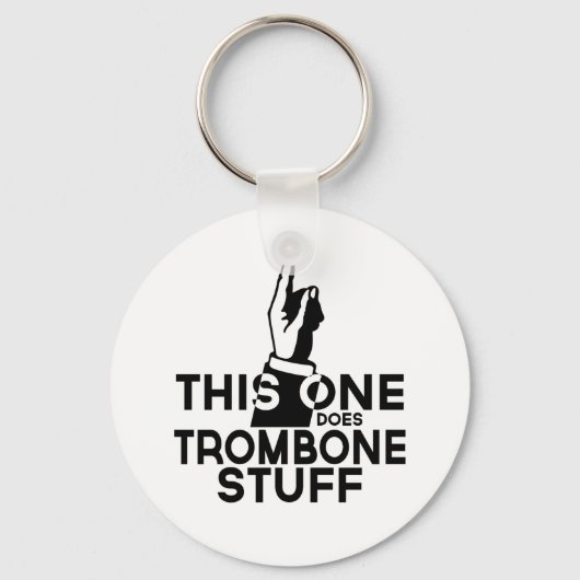 Trombone Stuff - Funny Trombone Music Sleutelhanger (Voorkant)