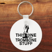 Trombone Stuff - Funny Trombone Music Sleutelhanger (Voorkant)