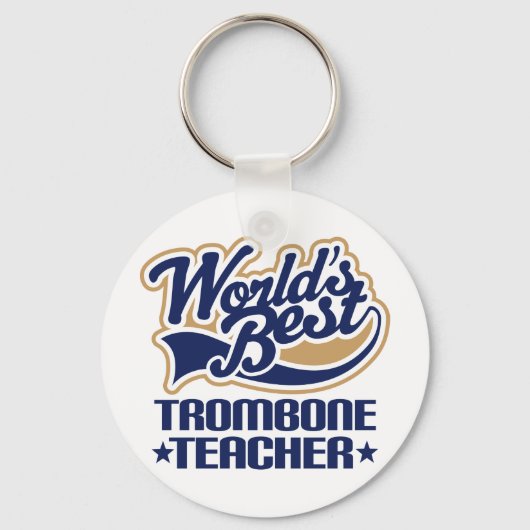 Trombone Teacher Gift Sleutelhanger (Voorkant)
