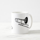 Trombone "Tekening" Koffiemok (Voorkant rechts)