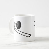 Trombone "Tekening" Koffiemok (Voorkant links)
