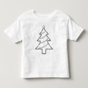 Trombone Tekst Kerstboom T-shirt