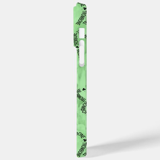 Trombone Tekst Shamrock Case-Mate iPhone Case (Achterkant / Links)