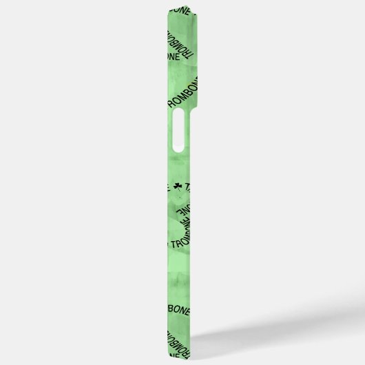 Trombone Tekst Shamrock Case-Mate iPhone Case (Achterkant / Rechts)