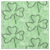 Trombone Tekst Shamrock Stof (Swatch)