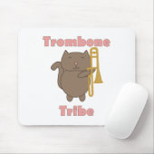 Trombone Tribe Kawaii Kat Roze Letters Muismat (Met muis)
