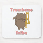 Trombone Tribe Kawaii Kat Roze Letters Muismat (Voorkant)