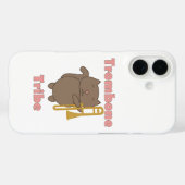 Trombone Tribe Schattige Kat Muzikant Roze Case-Mate iPhone Case (Achterkant (horizontaal))