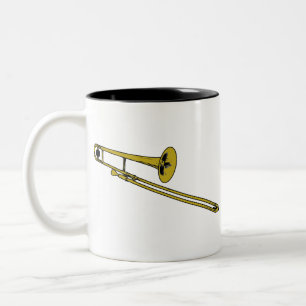 Trombone Tweekleurige Koffiemok