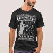Trombone Ugly KerstSweater Band T-Shirt (Voorkant)