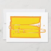 Trombone Uitnodigingen (Voorkant)