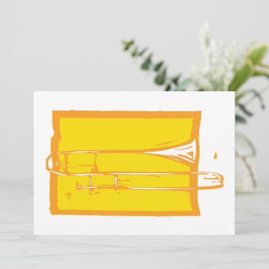 Trombone-uitvindingen Kaart (Staand voorkant)