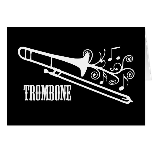 Trombone Vector Design (Voorkant Horizontaal)