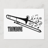 Trombone Vector Design Briefkaart (Voorkant)