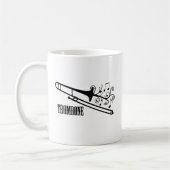 Trombone Vector Design Koffiemok (Links)