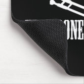 Trombone Vector Design Muismat (Hoek)