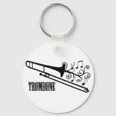 Trombone Vector Design Sleutelhanger (Voorkant)
