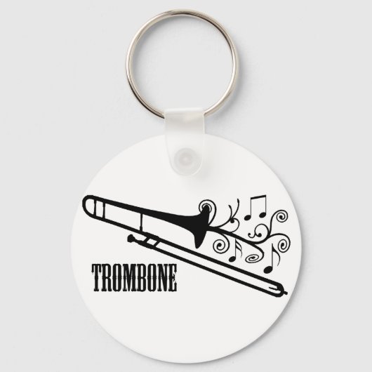Trombone Vector Design Sleutelhanger (Voorkant)