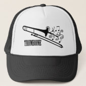 Trombone Vector Design Trucker Pet (Voorkant)
