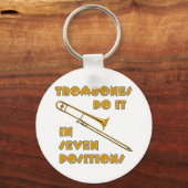 Trombonen doen het in 7 posities sleutelhanger (Voorkant)