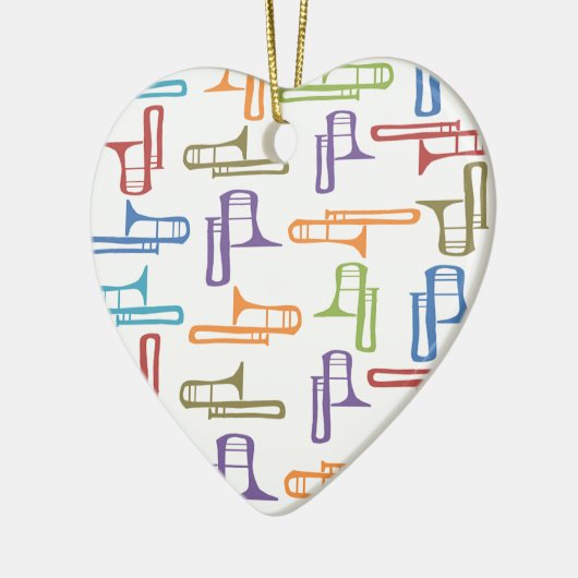 Trombonen Keramisch Ornament (Links)