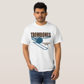 Trombonen koelen zo t-shirt (Voorkant volledig)