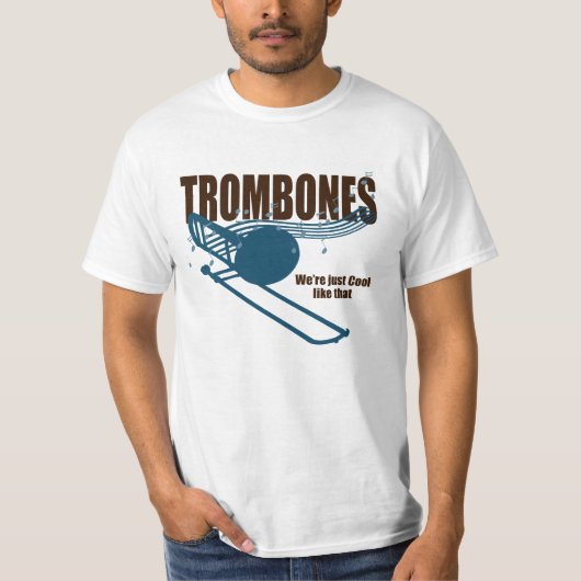 Trombonen koelen zo t-shirt (Voorkant)