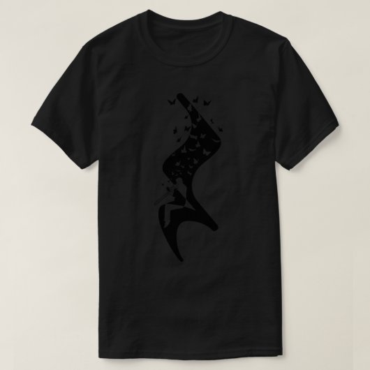TromboneQuarter Rest T-shirt (Design voorkant)