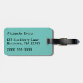 Tromboner Bagagelabel (Achterkant horizontaal)