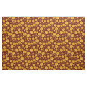 Trombones Halloween pompoen patroon Stof (Fat Quarter)