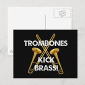 Trombones Kick Brass. Briefkaart (Voorkant / Achterkant)