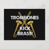 Trombones Kick Brass. Briefkaart (Voorkant)