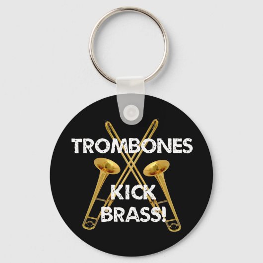 Trombones Kick Brass. Sleutelhanger (Voorkant)