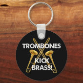 Trombones Kick Brass. Sleutelhanger (Voorkant)