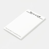Trombones personaliseren post-it® notes (Schuin)