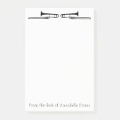 Trombones personaliseren post-it® notes (Voorkant)