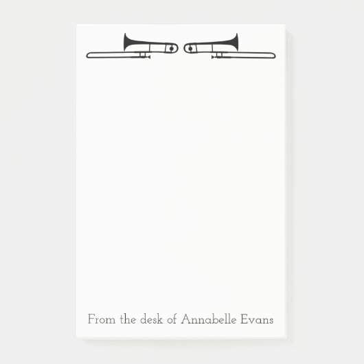 Trombones personaliseren post-it® notes (Voorkant)