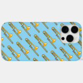Trombonetekening Case-Mate iPhone Case (Achterkant (horizontaal))