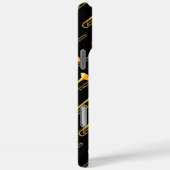 Trombonetekening Case-Mate iPhone Case (Achterkant / Rechts)