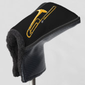 Trombonetekening Golfheadcover (3/4 voorkant)