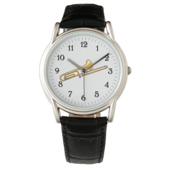 Trombonetekening Horloge (Voorkant)