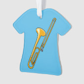 Trombonetekening Ornament (voorkant)